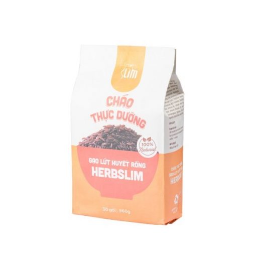 Cháo thực dưỡng gạo lứt huyết rồng Herbslim